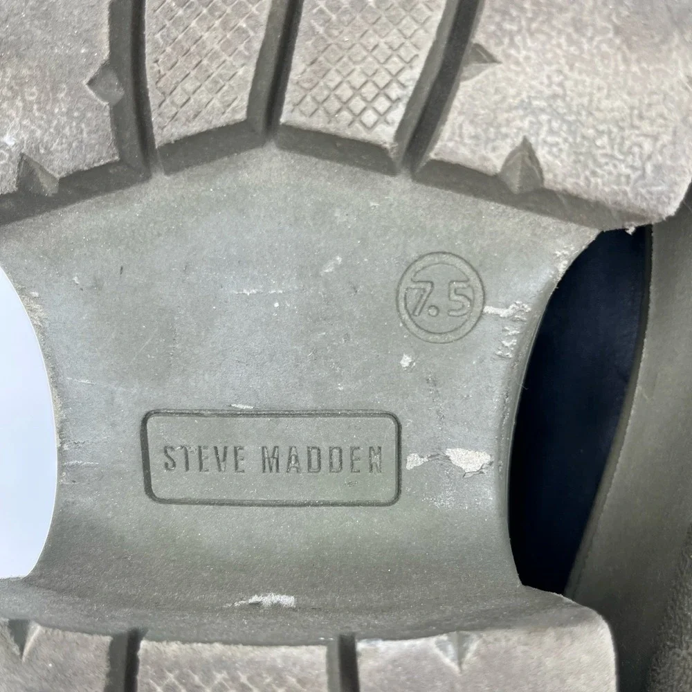 Steve Madden black leather